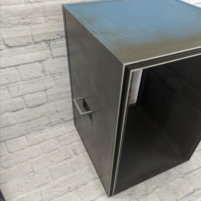 Black / Blue 16U Audio Rack Rack Case