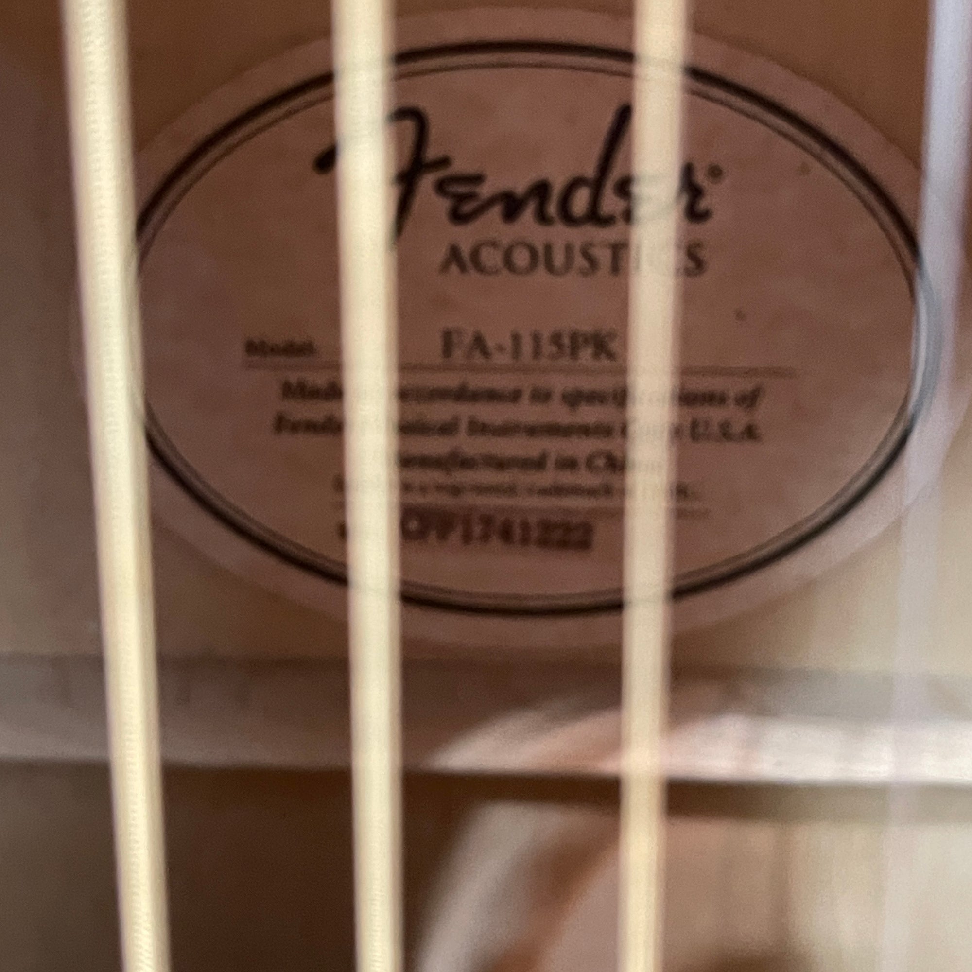 Fender FA-115 Dreadnought Acoustic Guitar
