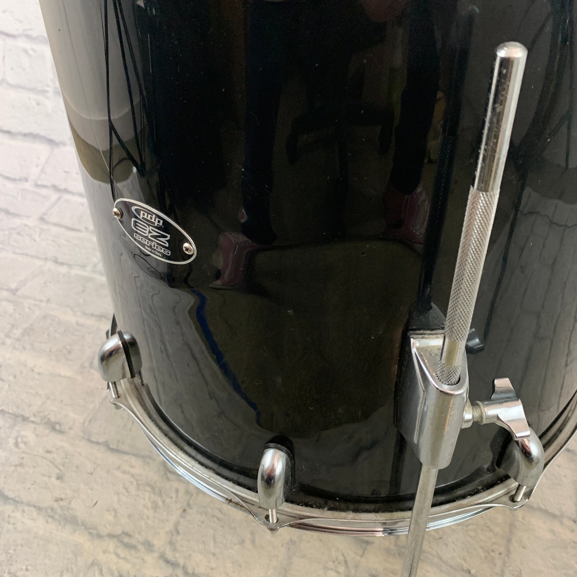 PDP Pacific Drums & Percussion EZ Series 16" Floor Tom Black Wrap