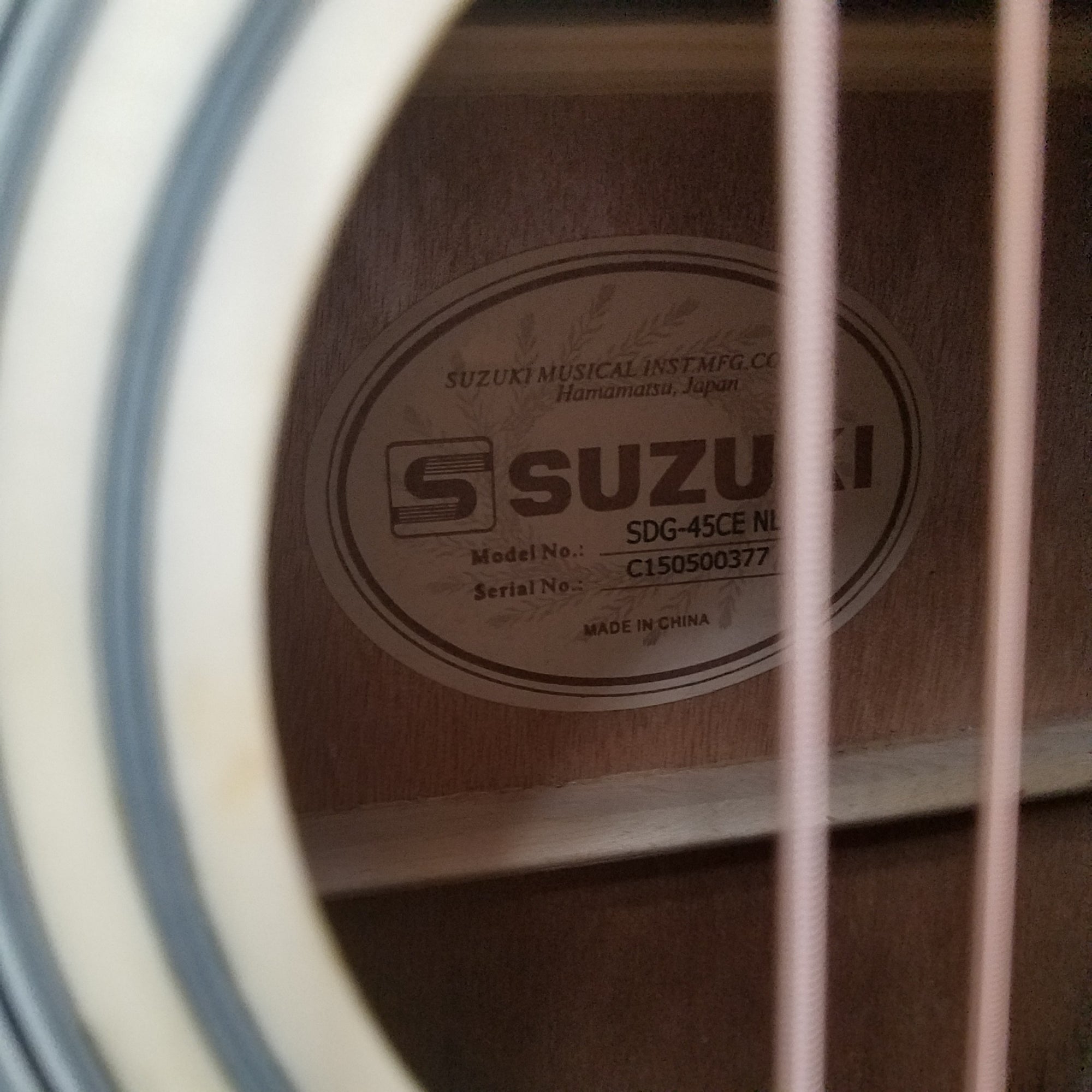 Suzuki SDG 45CE Dreadnought Acoustic Guitar