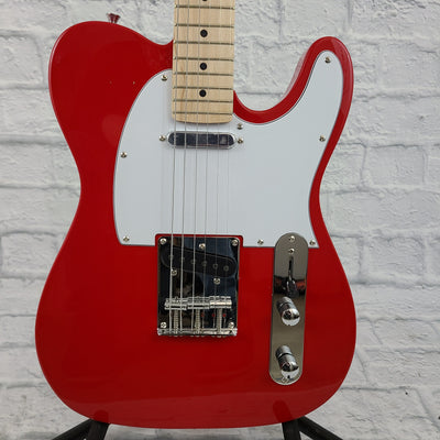 Nashville Guitar Works 125 Single Cutaway - Red,  Maple Fretboard