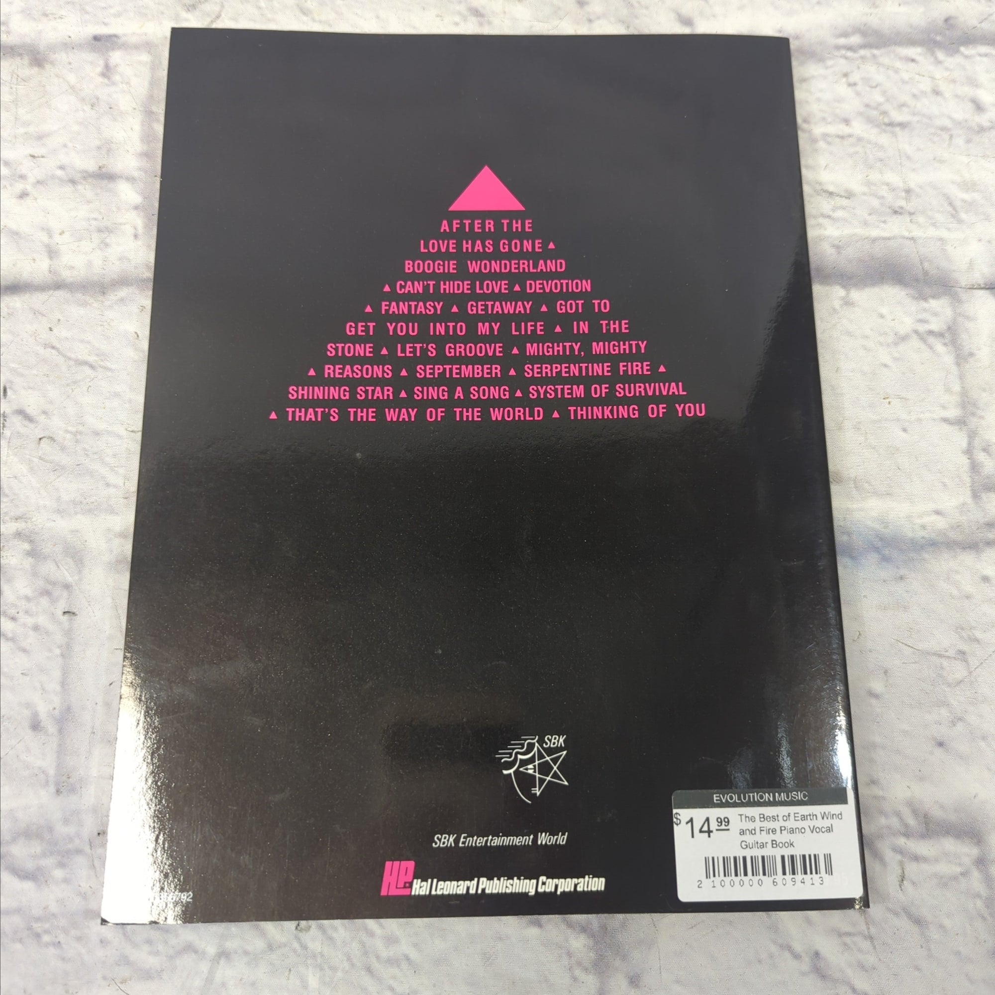 The Best of Earth Wind and Fire Piano Vocal Guitar Book