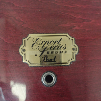 Pearl Export Drum Kit Wine Red Stain