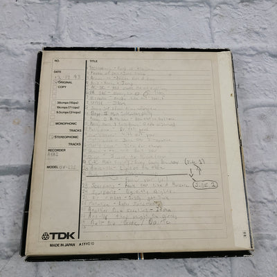 TKD GX 35/180Bm 10" Recording Tape Reel to Reel