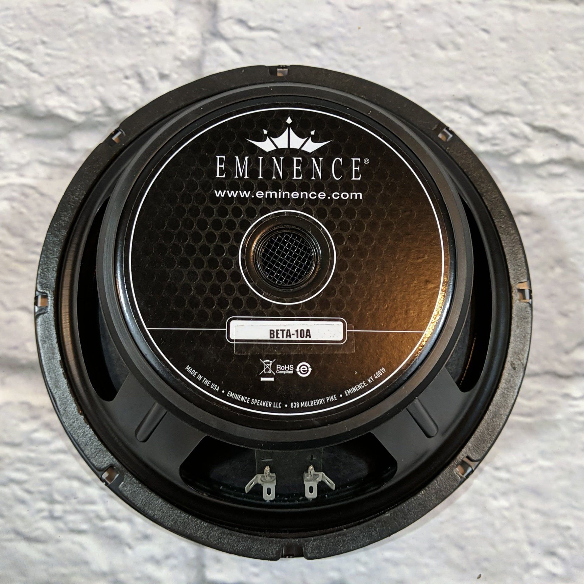 Eminence Beta 10A 10" 8ohm Speaker - New Old Stock