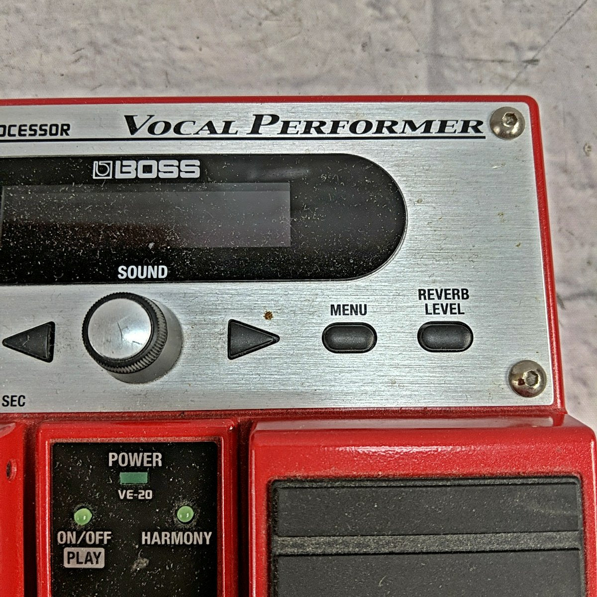 Boss VE-20 Vocal Performer Vocal Effect Pedal with Power