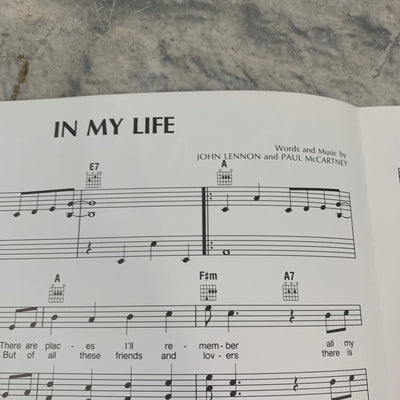 In My Life by John Lennon and Paul McCartney Piano, Vocal and Guitar Book