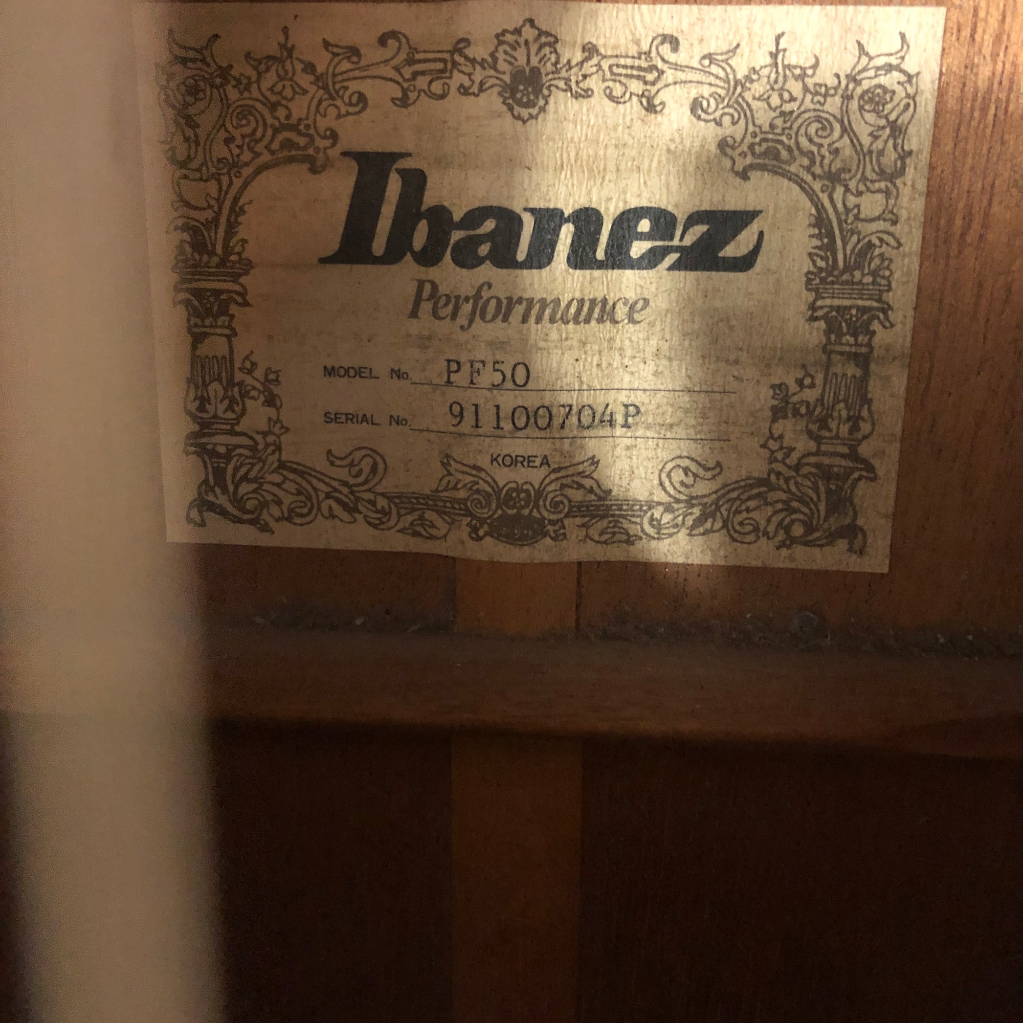 Ibanez PF50 Dreadnaught Acoustic Guitar