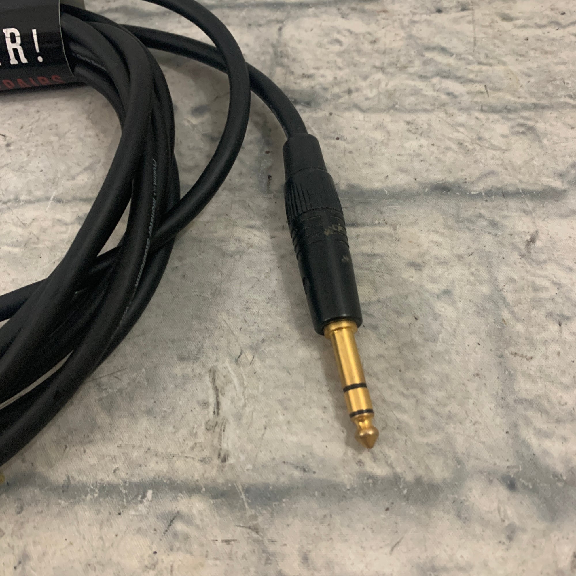 Monster 1/4" TRS Prolink StudioLink 500 Cable Patch Interconnect 9ft