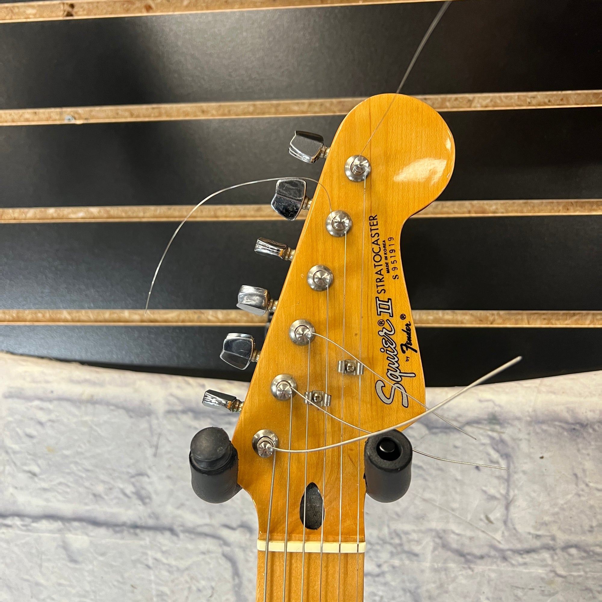 Unknown Tele Partscaster Blue Green Black Stripes