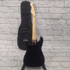 Fender Squier Mini Strat - Black Electric Guitar with Roadrunner 3/4 Soft Case