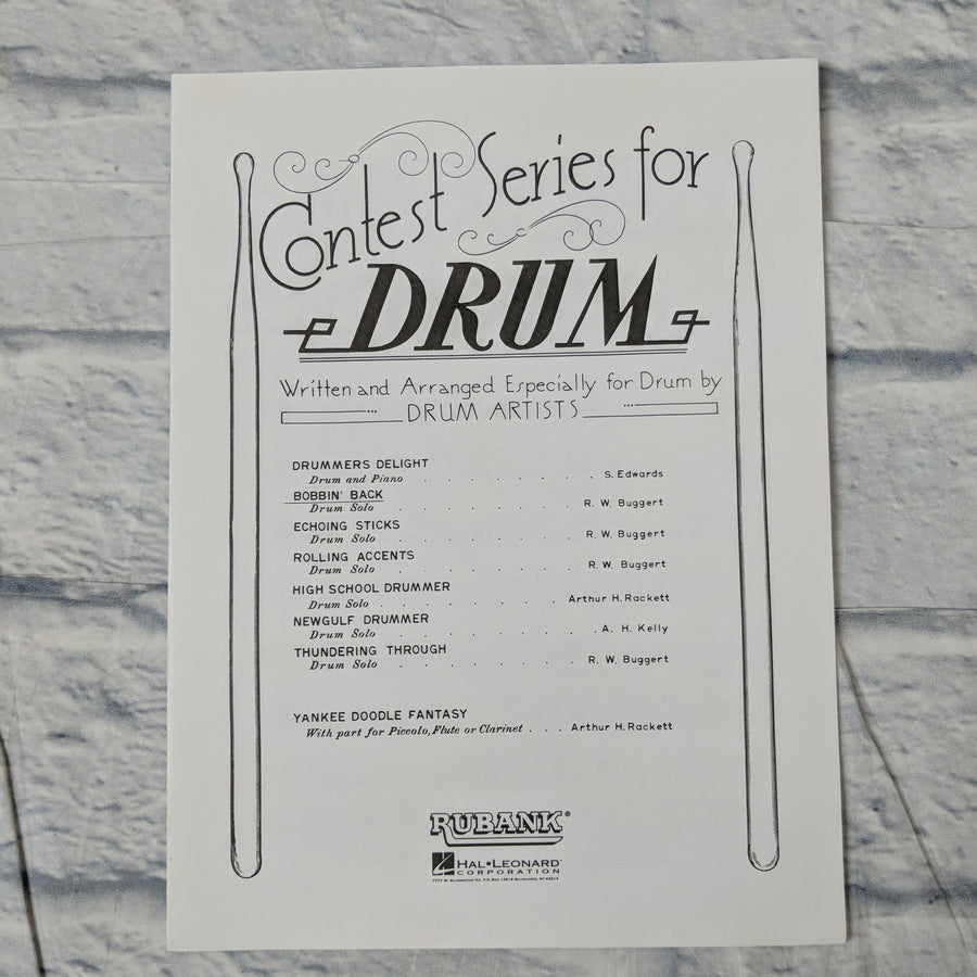 Bobbin' Back - Drum Sheet Music Book