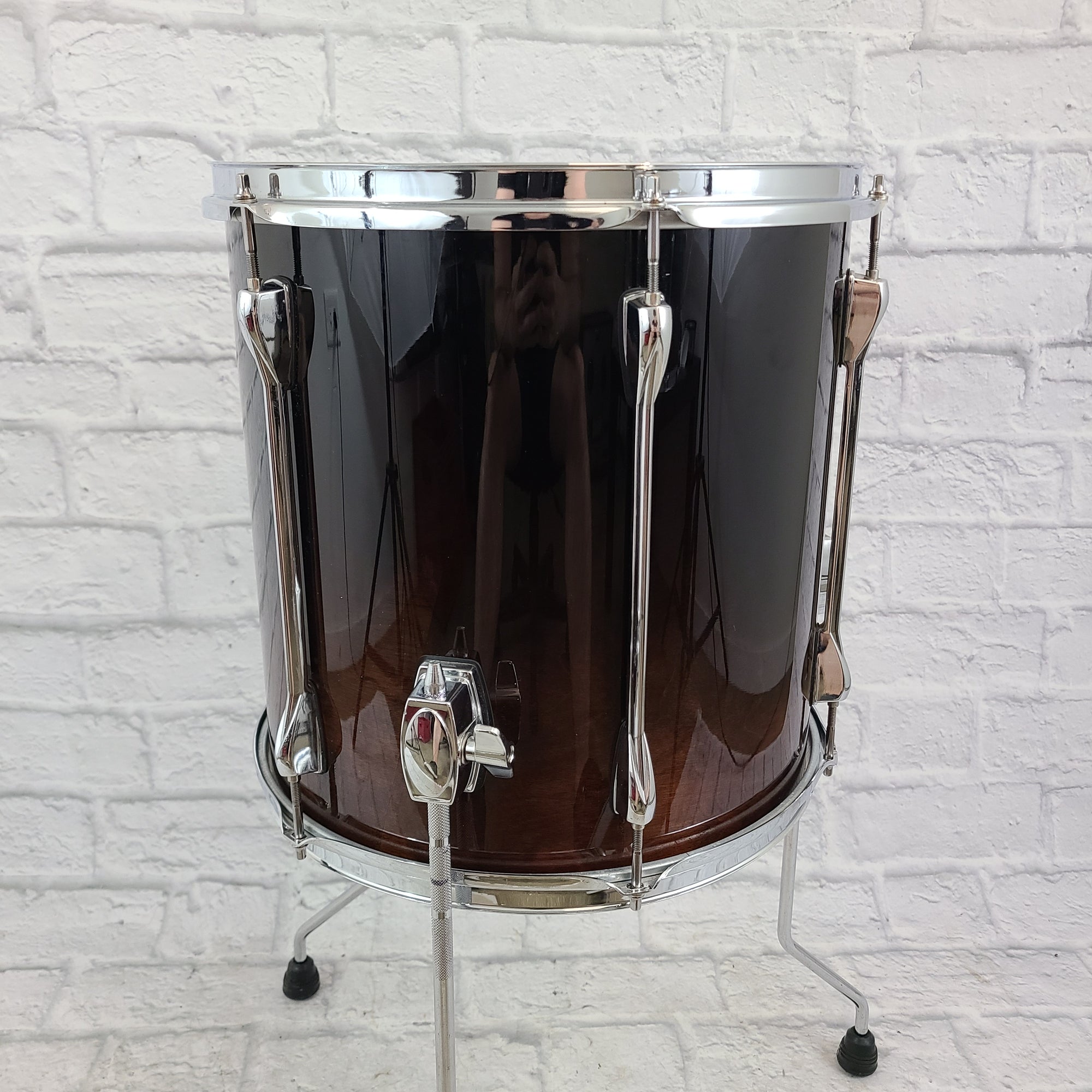 Tama Superstar 14x14 Transparent mocha Fade Floor Tom