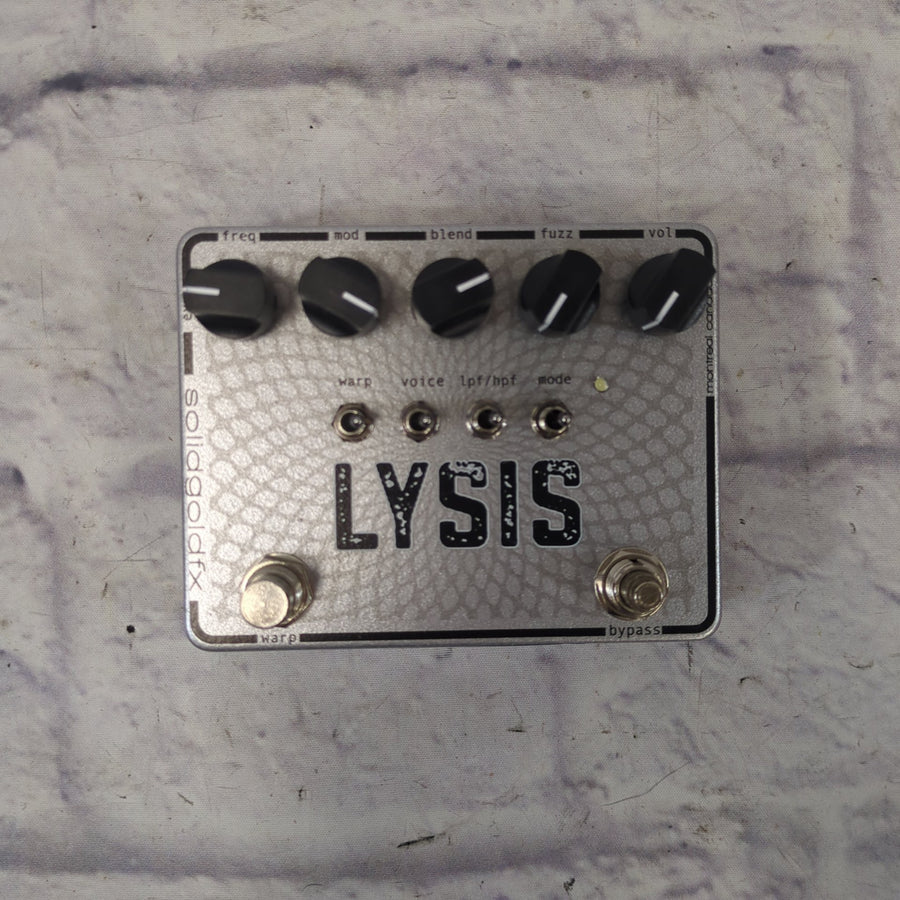 Solidgoldfx Lysis Fuzz Modulator Fuzz Pedal