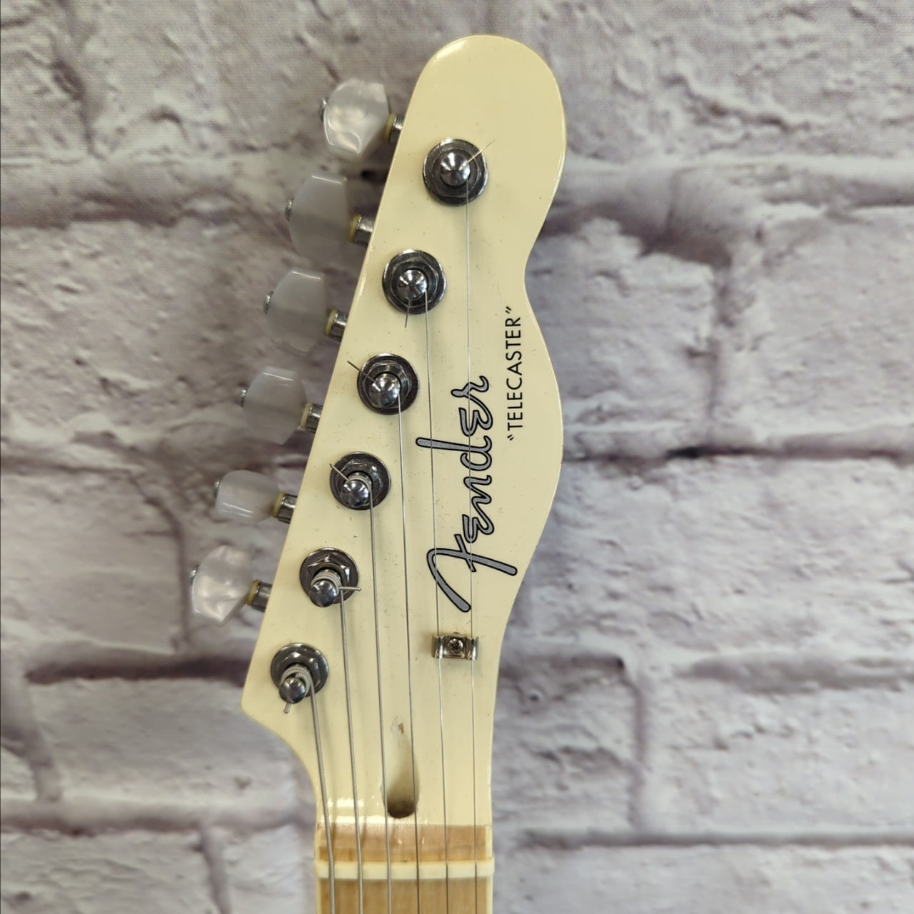 Unknown White Tele Style with GFS Filtertron Pickups
