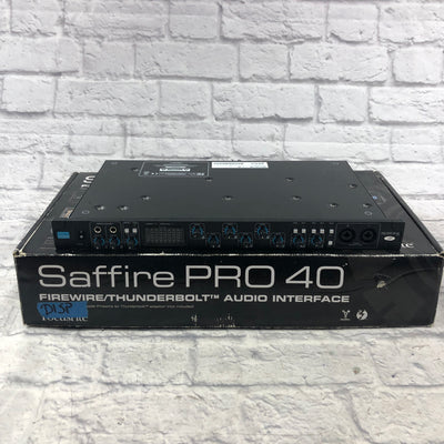 Focusrite Saffire Pro 40  Firewire / Thunderbolt Interface