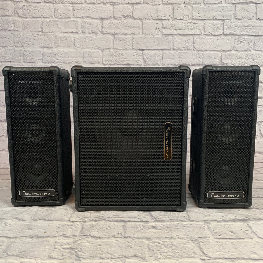Powerwerks 3-Piece Powered Speaker System