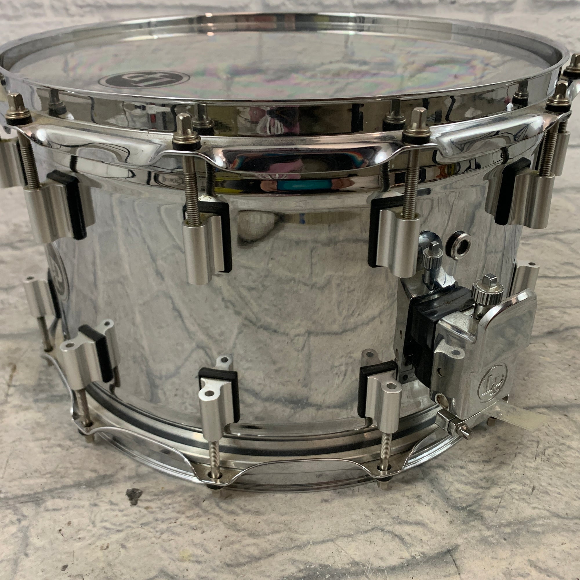 LP Latin Percussion Stainless Steel Banda Snare 8.5x14