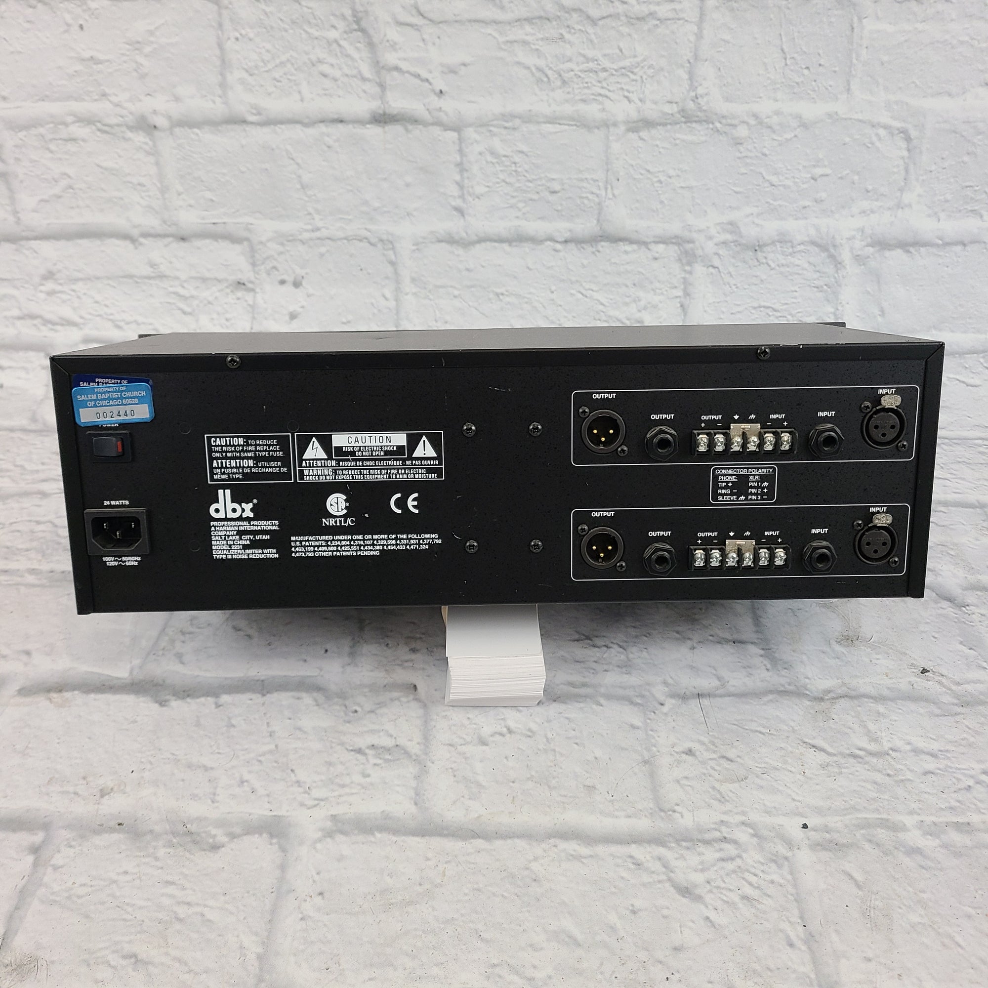 DBX 2231 Rack EQ
