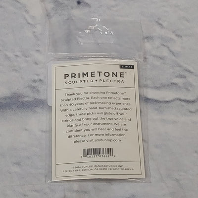 Jim Dunlop Primetone .73 Standard Sculpted + Plectra 3 Picks