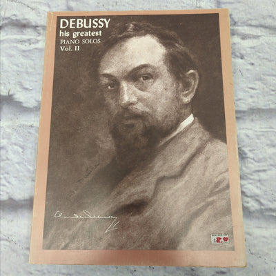 Debussy - his greatest piano solos Vol. II Classical Piano Sheet Music Book