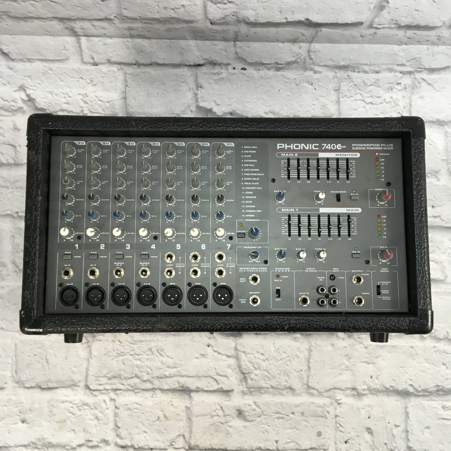 Phonic 740 Plus Powerpod Plus 2x220 Powered Mixer
