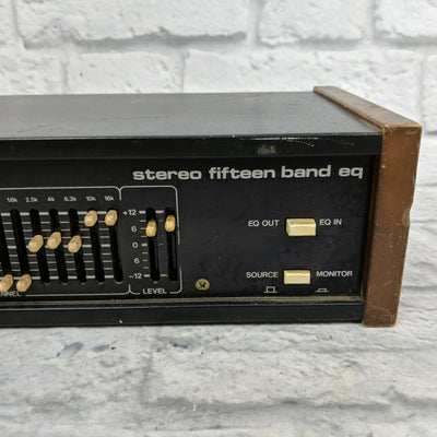 Rare Vintage MXR Stereo Fifteen Band EQ Model 127