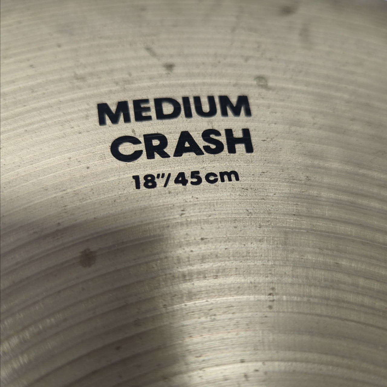 Zildjian Medium Crash 18" 45cm Crash Cymbal 1550g 1981-1992 (“CO.” Stamp)
