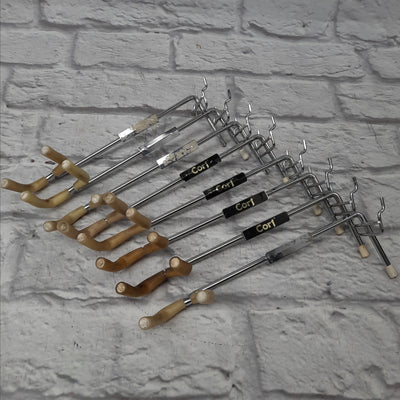 Cort Right Facing Pegboard or Slatwall Guitar Hanger (8 Pack) #3