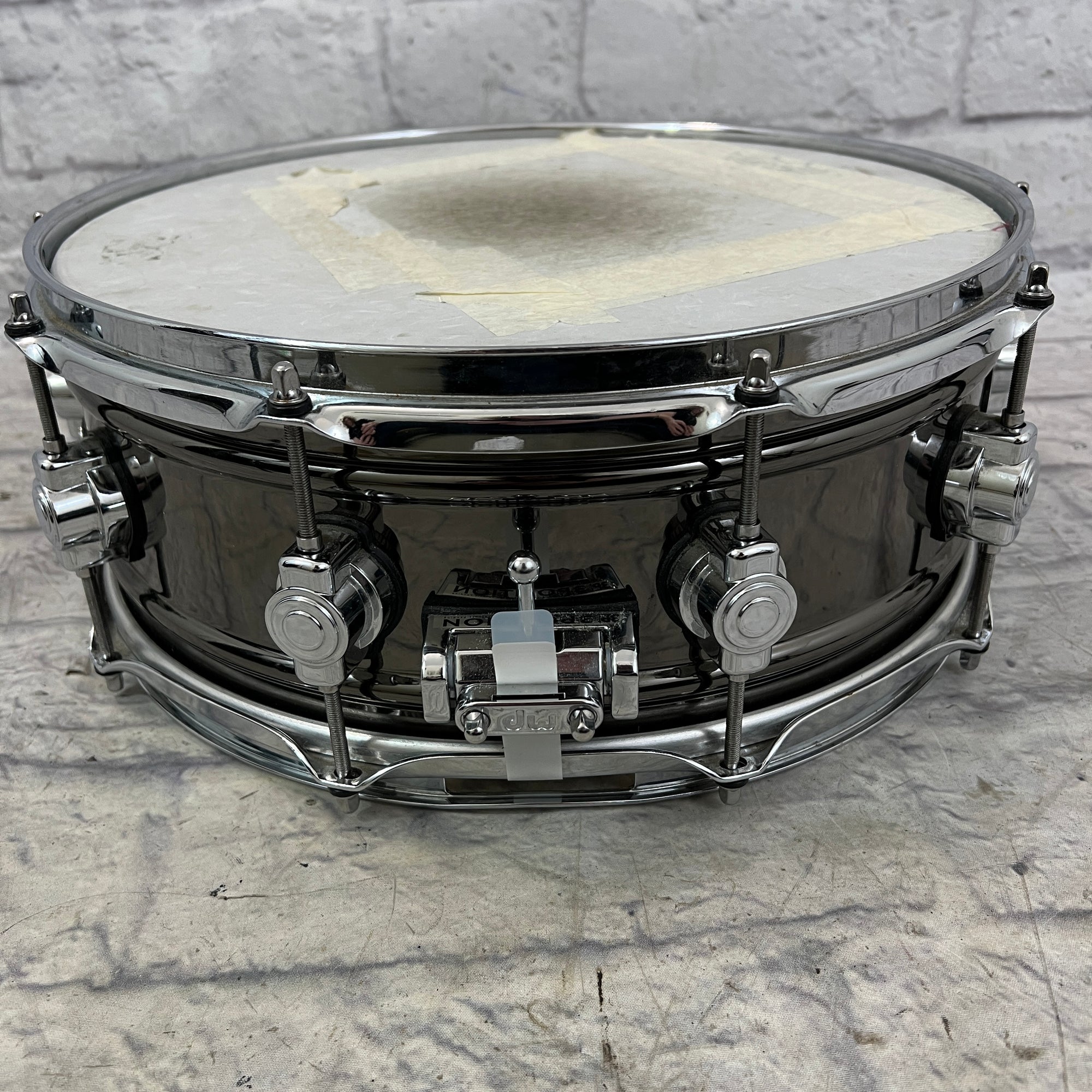 DW Design Series Black over Brass 14x5.5" Snare