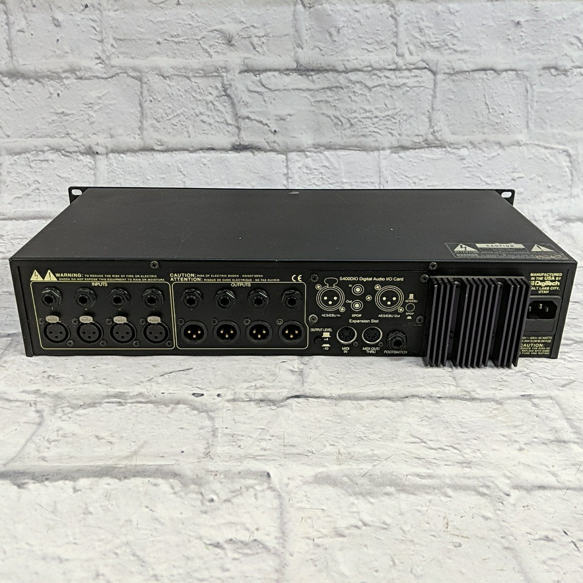 Digitech Studio400 Multi Effects Processor Rack Unit