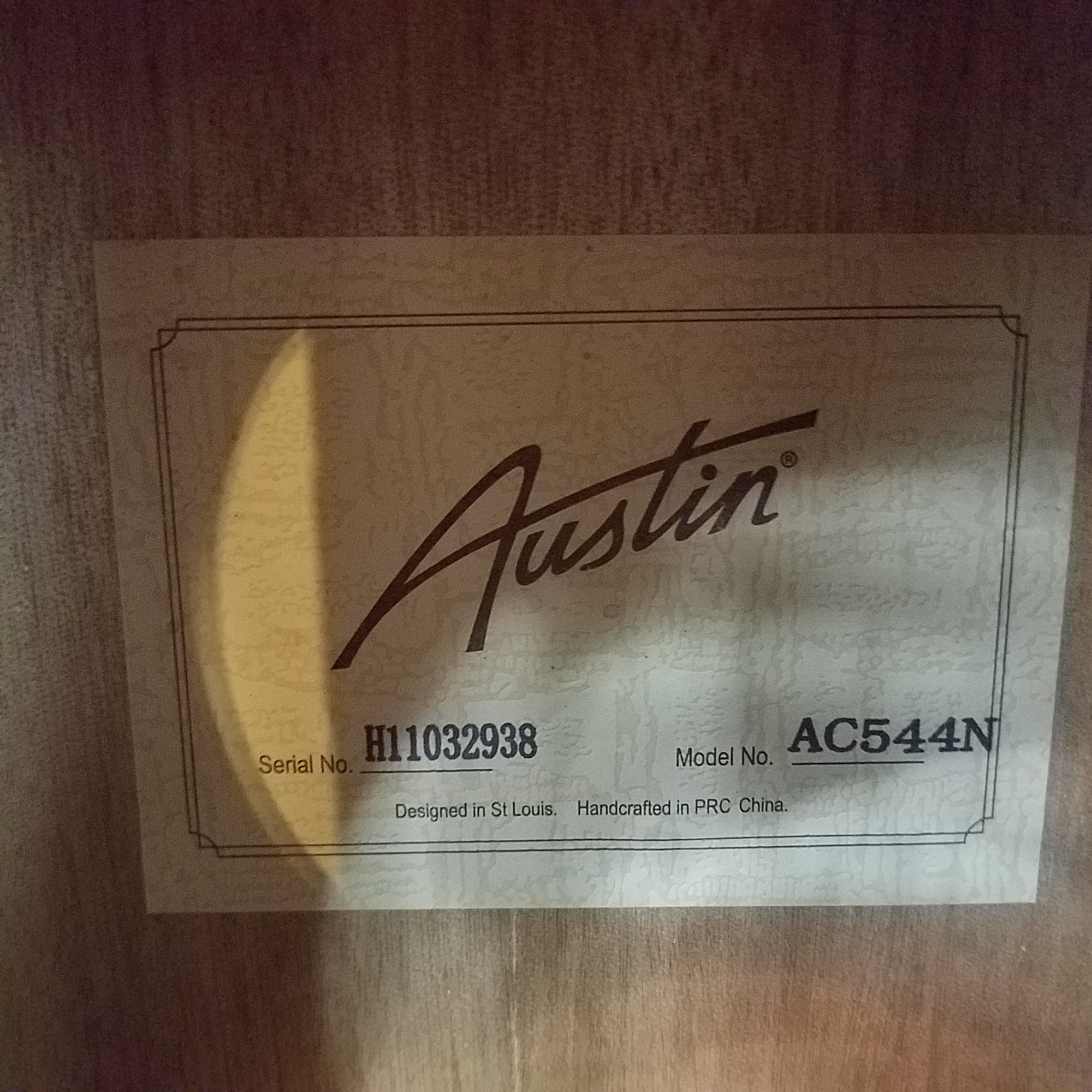 Austin AC544N Classical Guitar - New Old Stock!