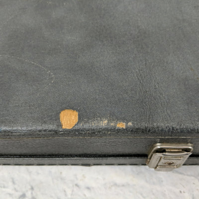 Hardshell Bass Case Grey Covered in Stickers
