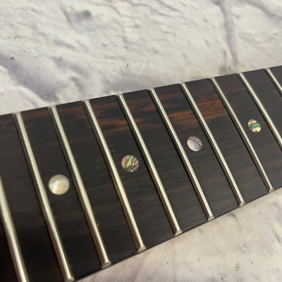 Unknown Telecaster Neck 22 Fret Maple Rosewood Abalone Neck