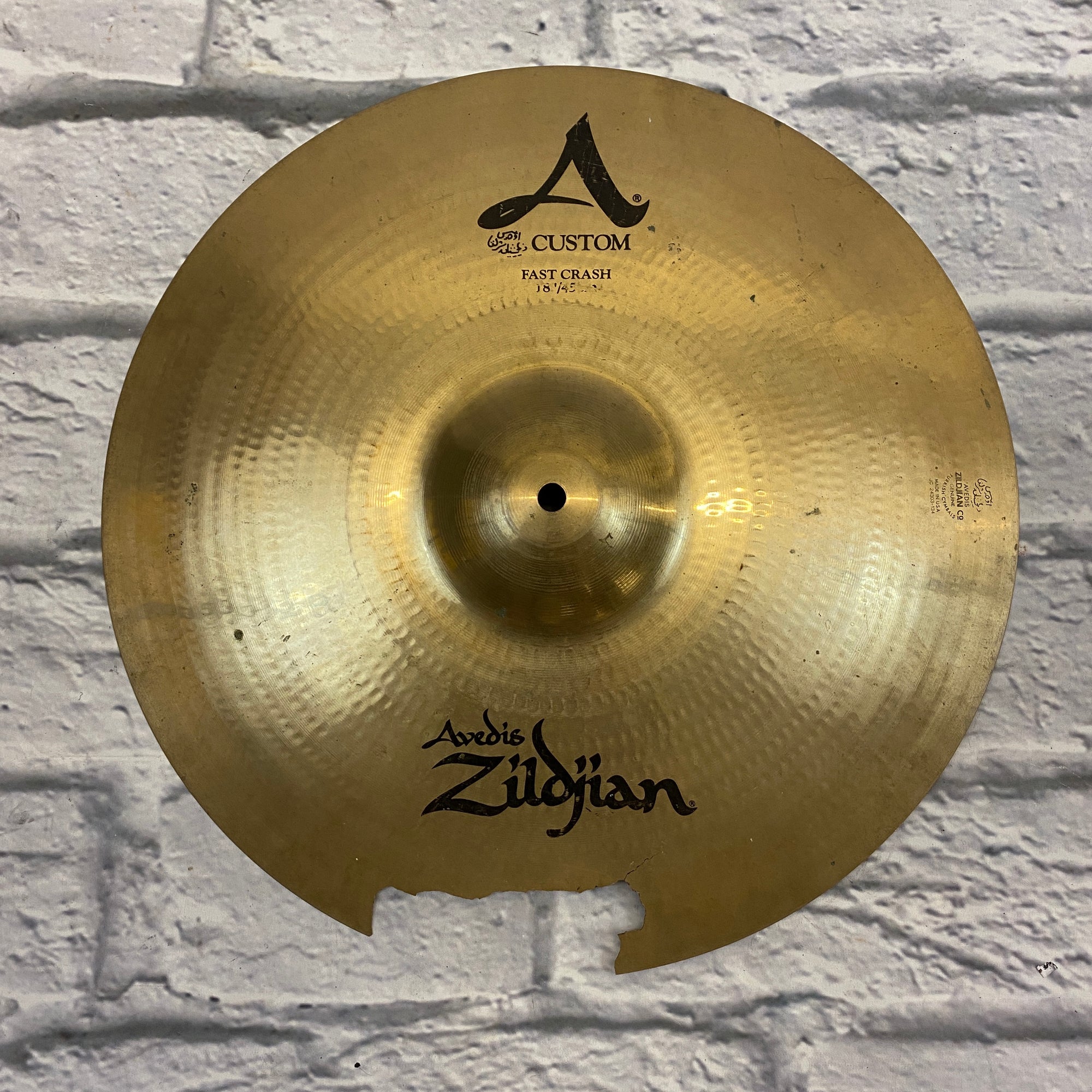 Zildjian Avedis A Custom 18" Fast Crash Crash