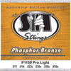 S.I.T. String P1150 Pro Light Phosphor Bronze Acoustic Guitar String