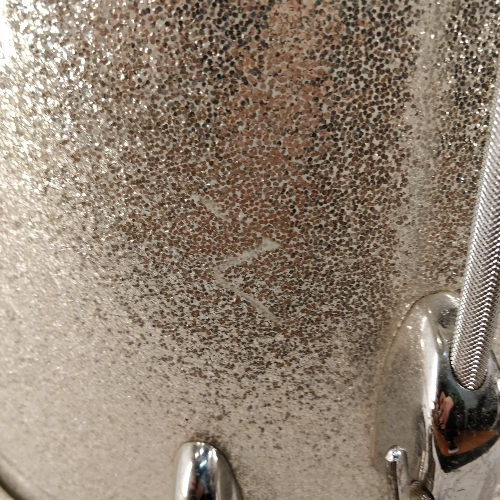 Vintage Late 60s Slingerland 16x16 Silver Sparkle Floor Tom