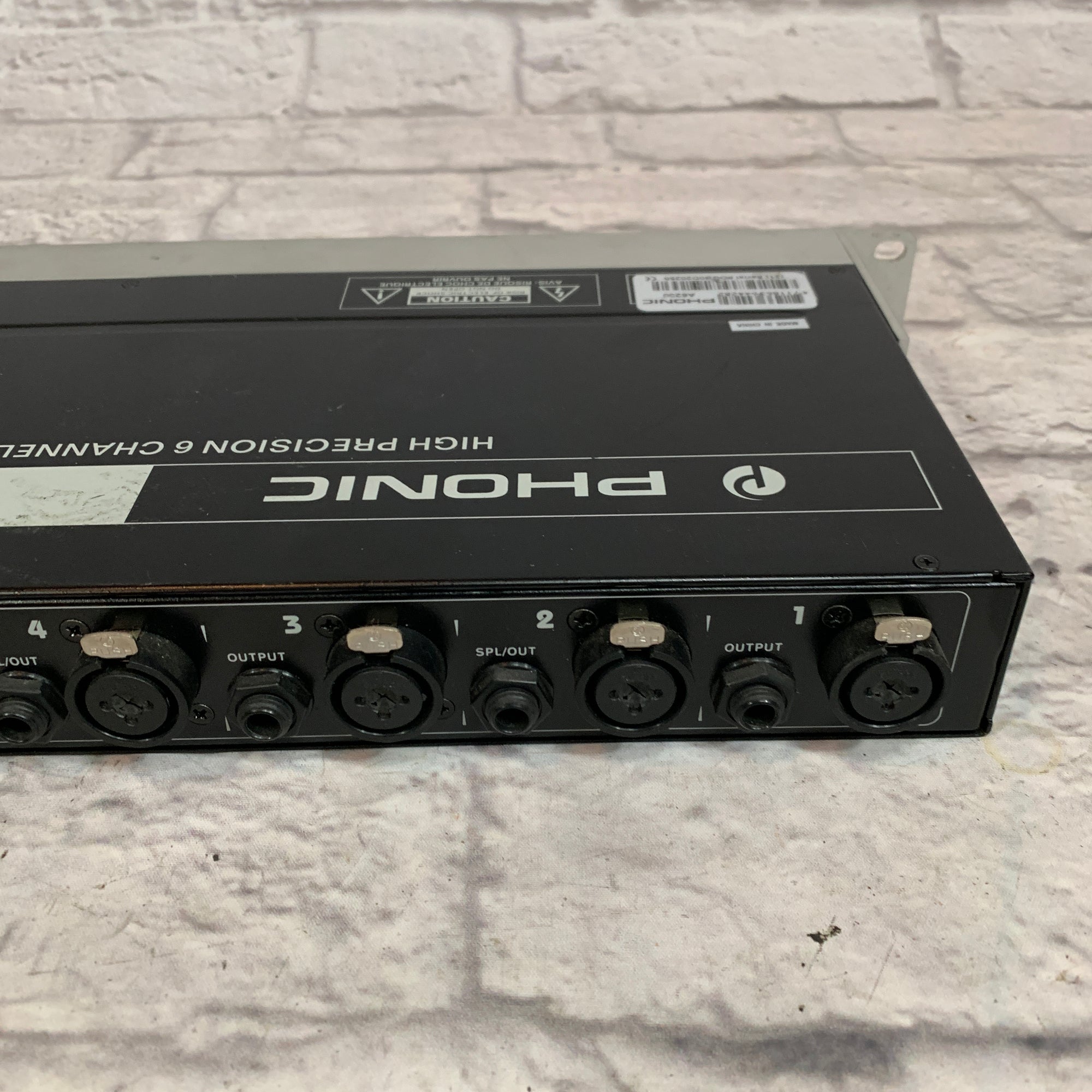 Phonic A6200 Supreme DI High Precision 6 Channel Active Direct Box