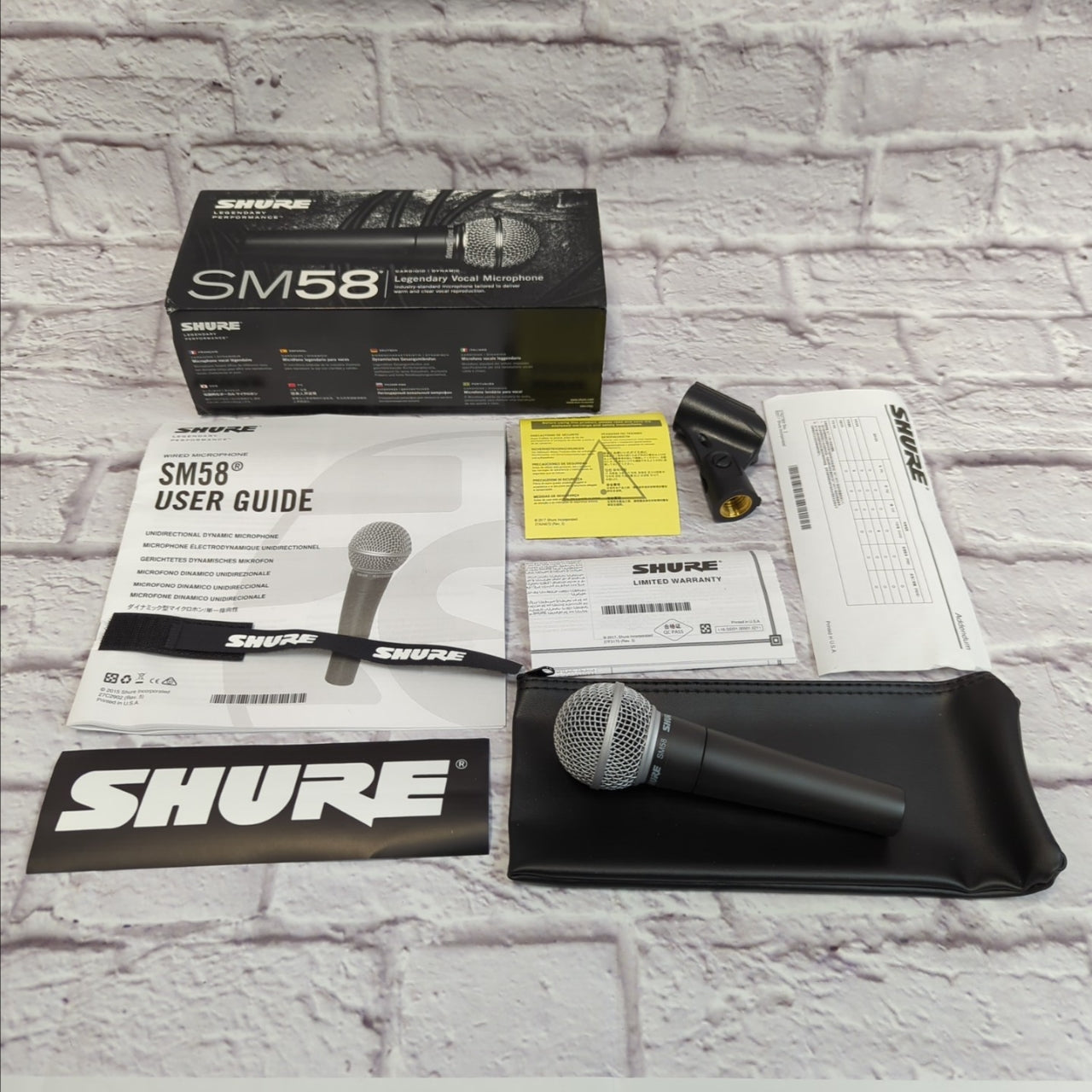 Shure SM58 w/ Box Microphone