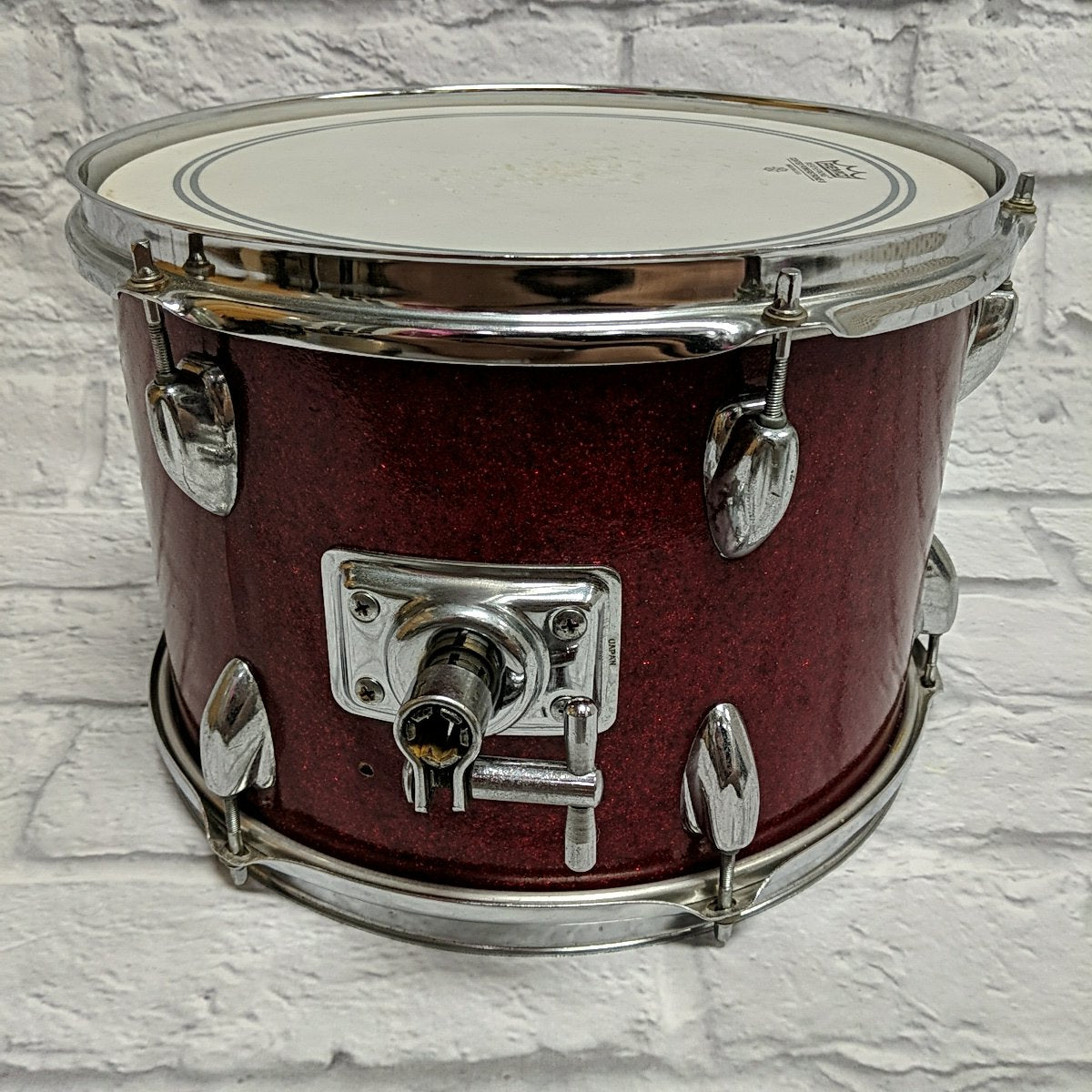 Vintage Stewart 13 x 9 Rack Tom Red Sparkle Made in Japan MIJ