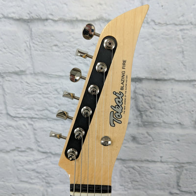 Tokai Talbo Blazing Fire MIJ Aluminum HSS Strat  Guitar