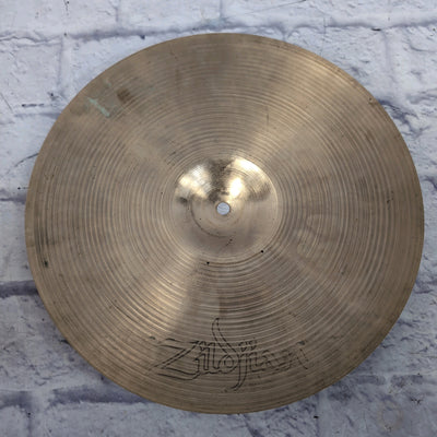 A. Zildjian 14" Hollow Logo New Beat Hi-Hat Cymbal 1978 - 1982 750g