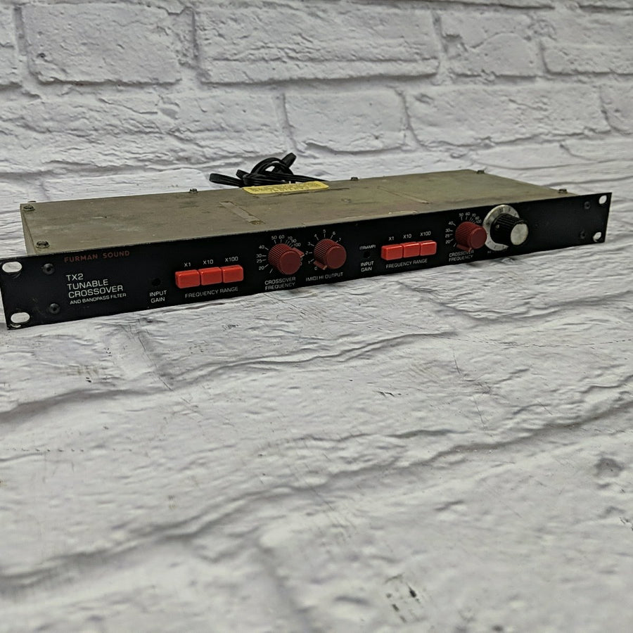 Vintage Furman TX2 Tunable Crossover and Bandpass Filter Rack