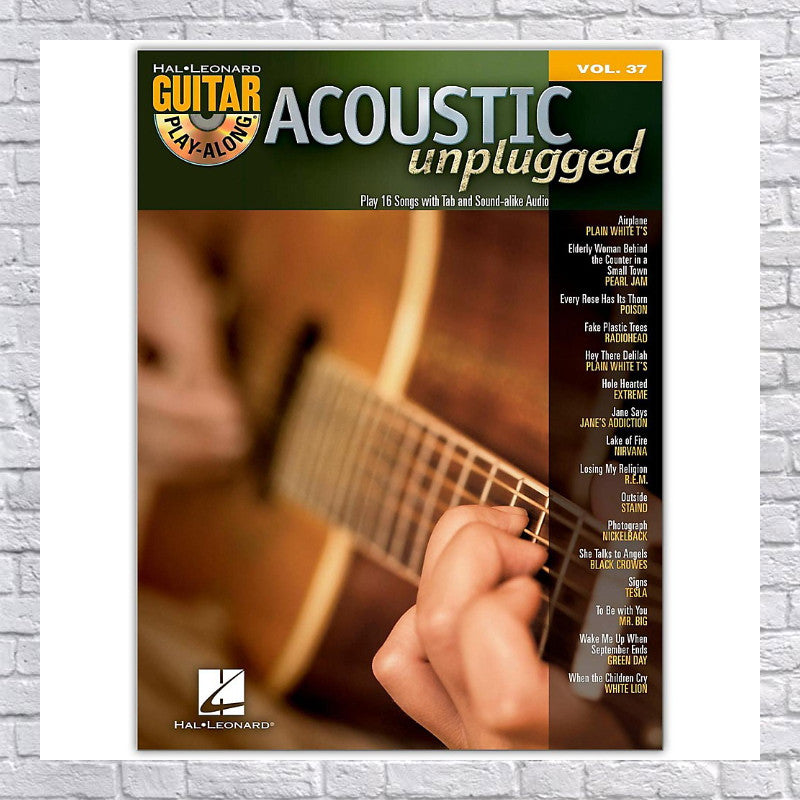 Hal Leonard Acoustic Metal Guitar Play-Along Volume 37 Book