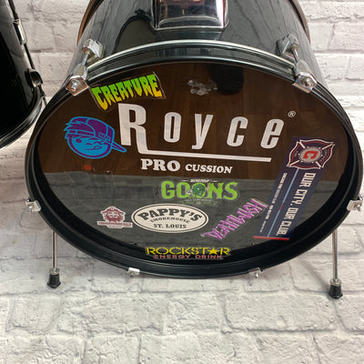 Royce ProCussion 5 Piece Drum Kit