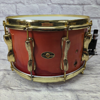 Slingerland 8x14" Magnum Model 702 10 Lug - Red Violin w/ Custom Brass Hardware