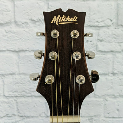 Mitchell T333E-BST Solid Mahogany Auditorium Acoustic-Electric Guitar