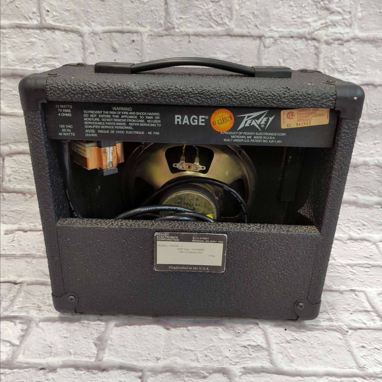 Peavey Rage Guitar Combo Amp