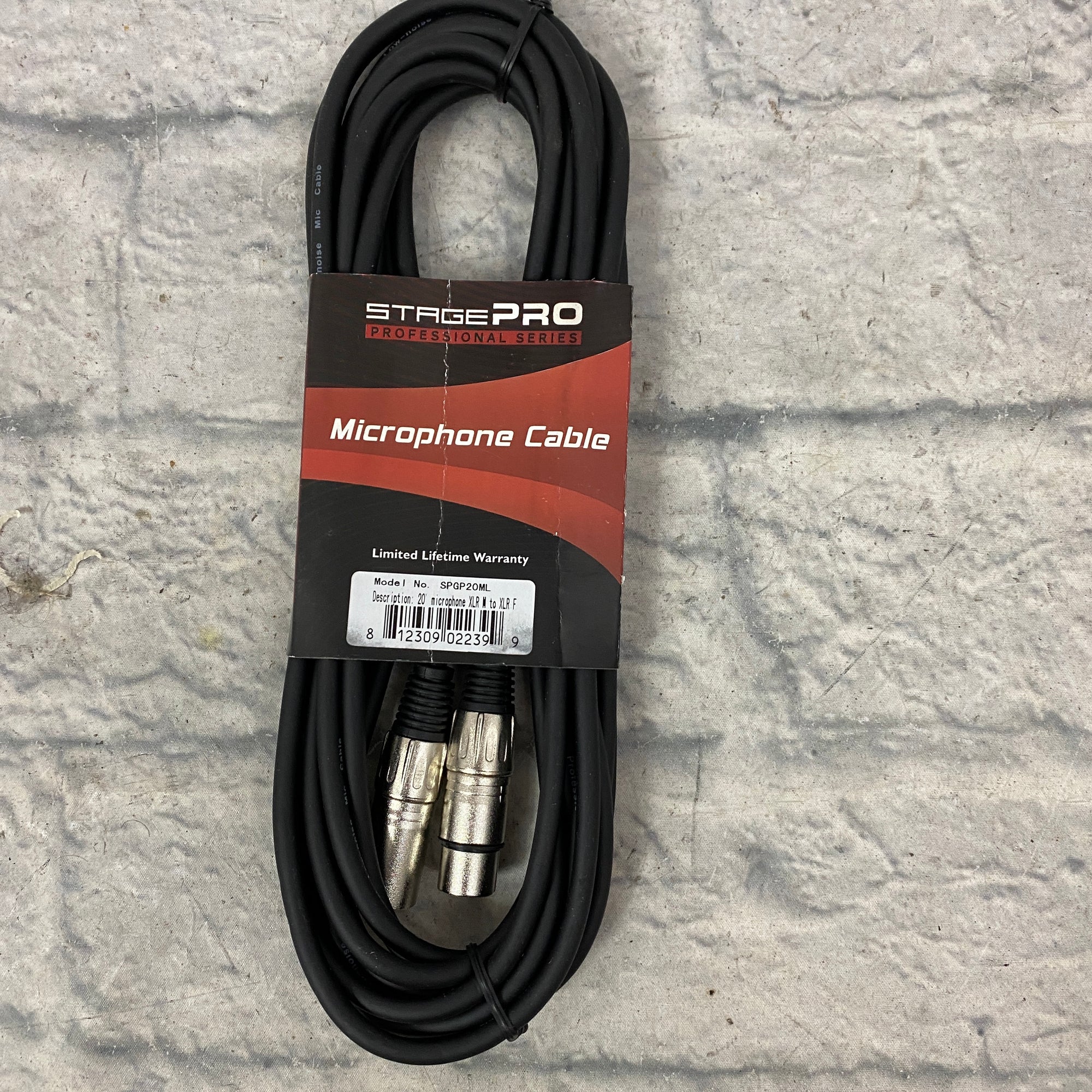 Stage Pro SPGP20ML 20' XLR Mic Cable