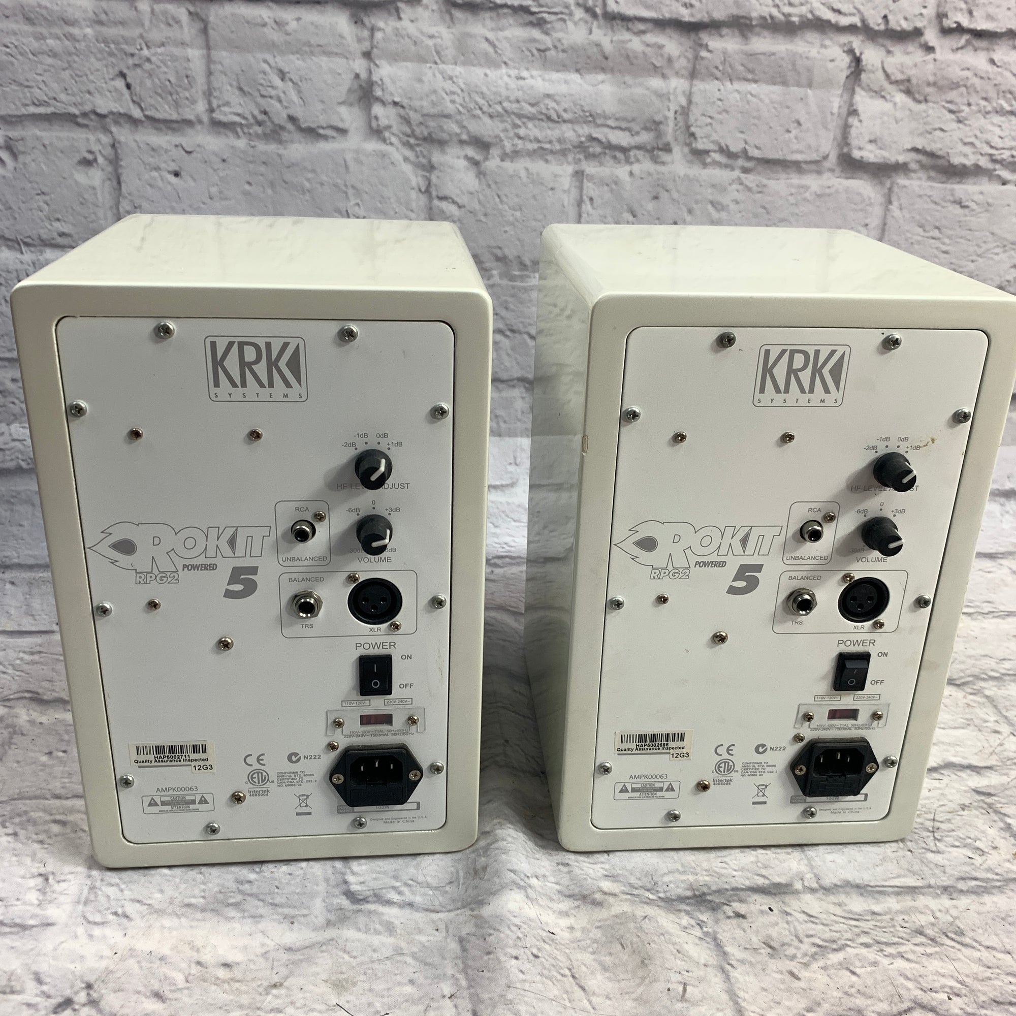 KRK Rokit 5 のRPG2です。 2本セット KRK Rokit 5 RPG2 Studio Monitors Active Speakers WORKING+